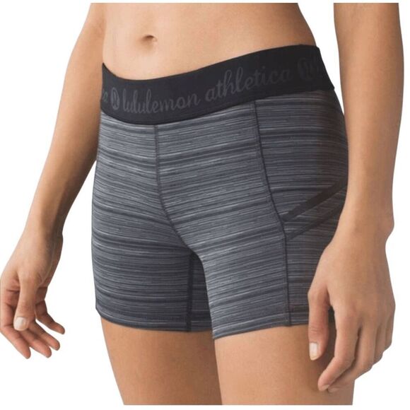 LULULEMON ATHLETICA What The Sport Short 'Full On Luxtreme 4' Size 4 - Picture 2 of 6